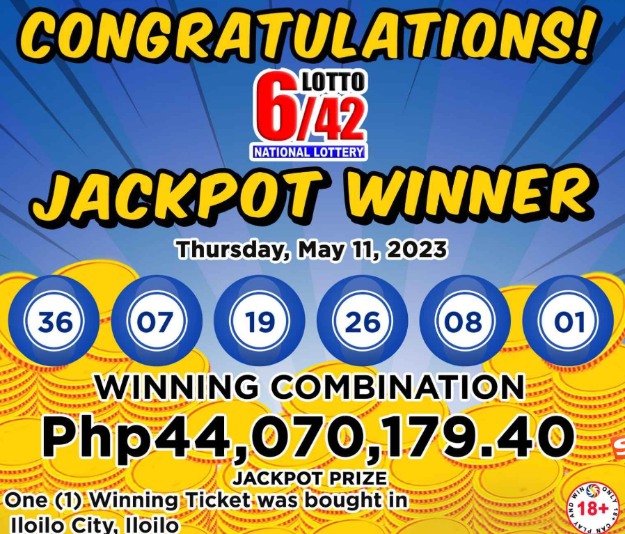 pcso 6/42 lotto result and winners