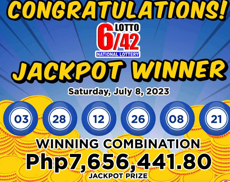 PCSO Lotto 6/42 Odds of winning the jackpot