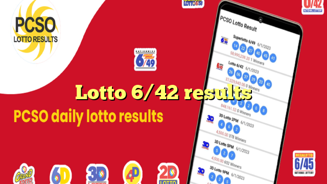 Lotto 6/42 results